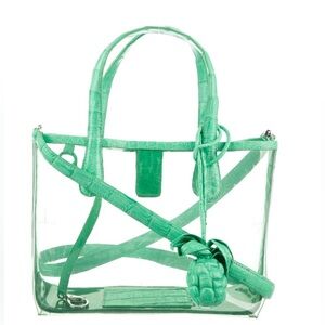 Nancy Gonzalez Clear PVC Handle bag